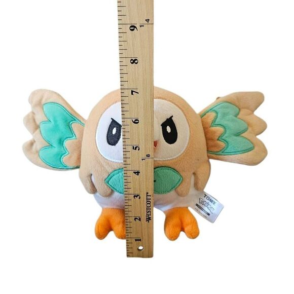 Pokemon tomy  Rowlet stuff animal plush - Picture 4 of 4